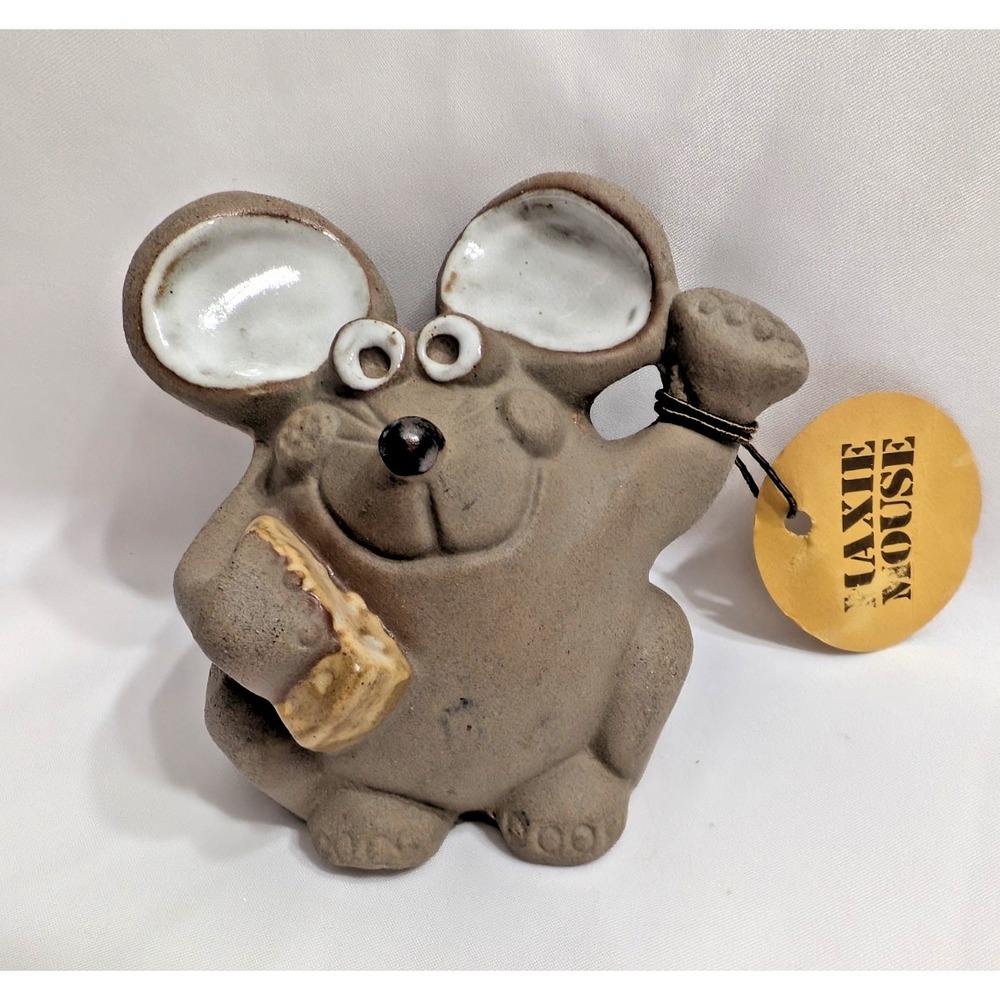 Maxi Mouse 1970's The Clay Menagerie by Pottery Craft Ceramic Figurine
